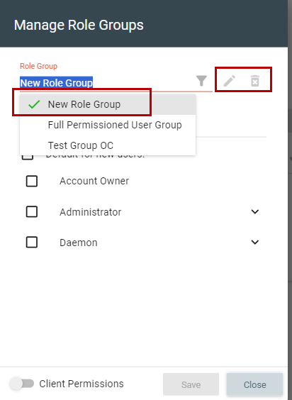 Create and Manage User Role Groups – Allocadence Knowledge Base
