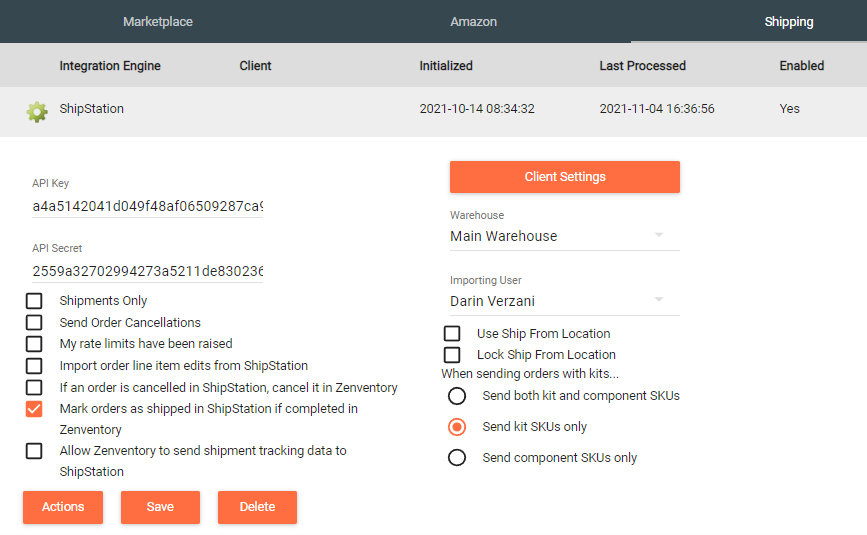 ShipStation Integration Setup